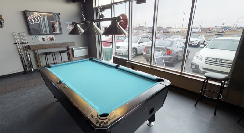 Espace billard et ambiance à l'Abreuvoir 132