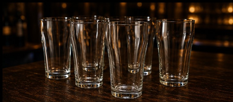 Verres à pinte style taverne