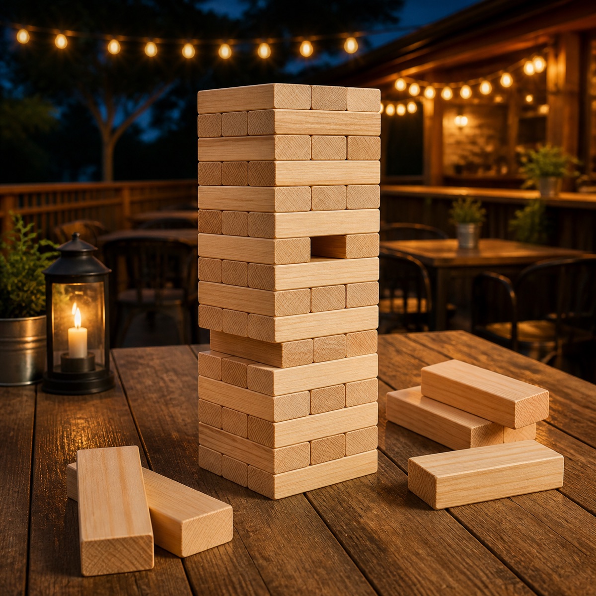 Jenga géant extérieur (54 blocs)